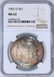 1902 O $1 MS63
