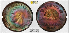 1942 5C Nickel MS62