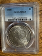 1888 $1 MS64