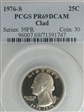 1976-S 25C Clad PR69DCAM