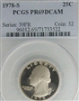 1978-S 25C PR69DCAM