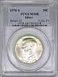 1976-S 50C Silver MS68