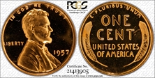 1957 1C PR68CAM
