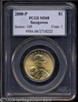 2000-P SAC$1 MS68