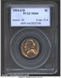 1954-S/D 5C MS64