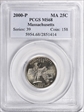 2000-P 25C Massachusetts MS68