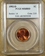 1992-D 1C MS68RD