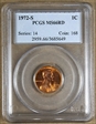 1972-S 1C MS66RD