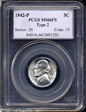 1942-P 5C Silver MS66FS