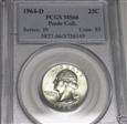1964-D 25C MS66