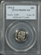 1972-S 10C PR69DCAM