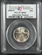 2009-P 25C American Samoa Satin Finish SP69