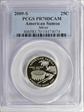 2009-S 25C American Samoa Silver PR70DCAM