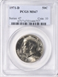 1971-D 50C MS67