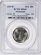 2000-P 25C Maryland MS68