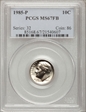 1985-P 10C MS67FB