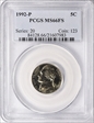 1992-P 5C MS66FS