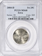 2004-D 25C Iowa MS68