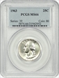 1963 25C MS66