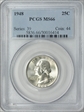 1948 25C MS66
