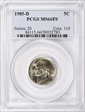 1985-D 5C MS66FS
