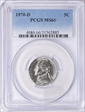 1970-D 5C MS66