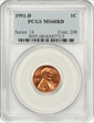 1991-D 1C MS68RD