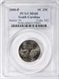 2000-P 25C South Carolina MS68