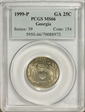 1999-P 25C Georgia MS66