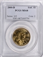 2000-D SAC$1 MS68