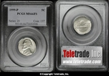 1999-P 5C MS66FS