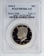 1994-S 50C PR70DCAM