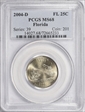 2004-D 25C Florida MS68