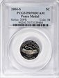 2004-S 5C Peace Medal PR70DCAM