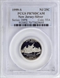 1999-S 25C New Jersey Silver PR70DCAM