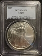 2009 $1 Silver Eagle MS70