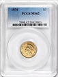 1874 $3 MS62