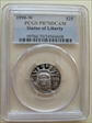 1998-W $25 Statue of Liberty PR70DCAM