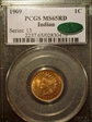 1909 1C Indian MS65RD