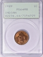 1909 1C Indian MS64RB