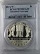 2010-W $1 Disabled Veterans PR70DCAM