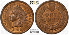1909-S 1C Indian MS65RB