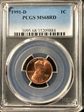 1991-D 1C MS68RD