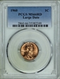 1960 1C Large Date MS66RD