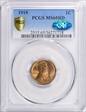 1919 1C MS65RD