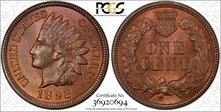 1892 1C MS65RB