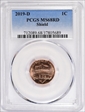 2019-D 1C Shield MS68RD