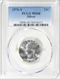 1976-S 25C Silver MS68