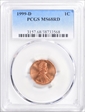 1999-D 1C MS68RD