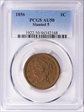 1856 1C Slanted 5 AU50BN